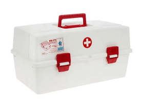 Maleta Primeiros Socorros e Medicamentos 2 Bandejas e 2 Mini Estojos EM-270 Amazonas