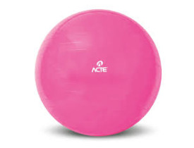 Bola de Ginástica Gym Ball 65cm Rosa Acte Sports Bola de Ginástica Gym Ball 65cm Rosa Acte Sports 