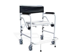 Cadeira de Banho Obeso Flex PLUS Alumínio com Coletor 200Kg Ortobras