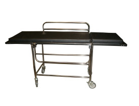 Carro Maca Padiola Hospitalar Inox Cabeceira Móvel