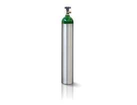 Cilindro para Oxigênio Medicinal em Alumínio 4.6L com Válvula