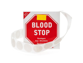 Curativo Blood Stop para Estancamento de Sangue - Bege - 500 Unidades