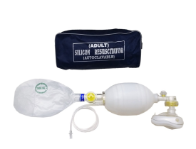 Reanimador Manual Adulto Tipo Ambu Silicone com Reservatório Adulto Farmatex