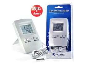 Termômetro Digital Máxima e Mínima com Alarme Incoterm Ref. 7427