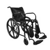 Cadeira de Rodas RX 60 Apoio de Pés Elevável e Removível c/ Pneu Maciço