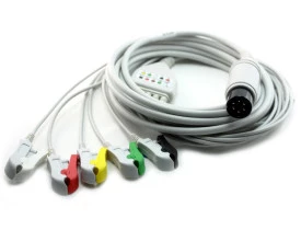 Cabo de ECG Dixtal 5 Vias Monitor DX 2010 DX 2021 DX 2022 DX 2023 Compatível