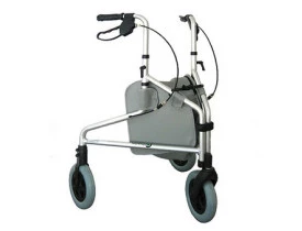 Andador 3 Rodas com Porta Objeto Dobrável Comfort SL-309