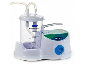Aspirador Cirúrgico de Secreção, Sangue e Saliva - Portátil - 1 Litro - MD100 Medicate