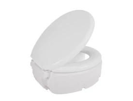 Assento Sanitário Elevado 13 cm - Especial Almofadado com Tampa - Astra