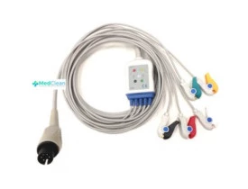 Cabo de ECG 5 Vias Cardiomax Garra - Compatível