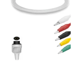 Cabo de ECG 5 Vias Compatível com Dixtal Garra Jacaré