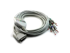 Cabo de ECG Ecafix ECG12 12S PLUS ECGPC 10 Vias compatível