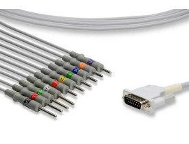Cabo de ECG 10 Vias Compatível com Comen