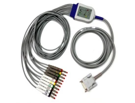 Cabo de Ecg 10 Vias compatível com Eletrocardiógrafo Edan 