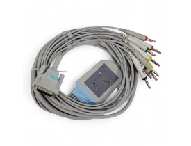 Cabo de ECG 10 vias compatível HP Philips TC10 Eletrotouch