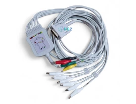 Cabo de ECG 10 vias compatível Nihon Kohden BJ-961-D