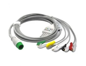 Cabo de ECG 5 Vias compatível Comen