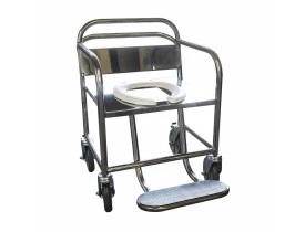 Cadeira de Banho Obeso - Assento e Encosto em Chapa Inox