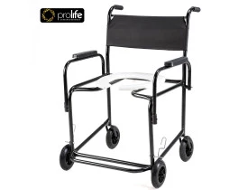 Cadeira de Banho Obeso Flex - 130kg - Largura 52 cm - Braços Escamoteáveis