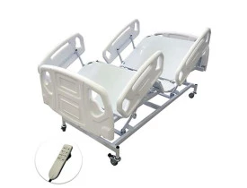 Cama Fawler Hospitalar Automatizada com Elevação do Leito, Grades Escamoteáveis e Cabeceiras Removíveis - Luxo