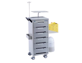 Carro para Medicamentos e Beira de Leito com Suporte para Notebook CP-500