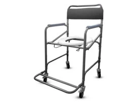 Cadeira de Banho Dobrável D40 com Suporte p/ Comadre 120kg Dellamed 