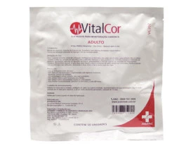 Eletrodo de ECG Adulto Cardio Gel 50un Vitalcor