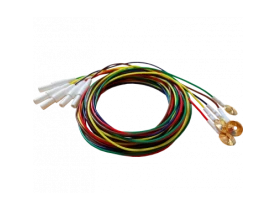 Eletrodo EEG Maxxigold Ouro 1,52m Fios Coloridos 25 unidades