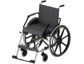 Cadeira de Rodas SL Aço 44cm 100Kg Jaguaribe