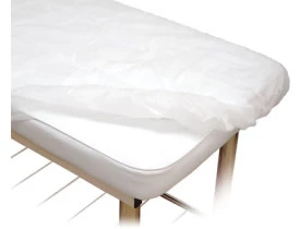 Lençol Descartável TNT com Elástico Protdesc Branco 20GM2 210X90cm c/10 Unidades  