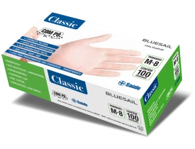 Luvas de Procedimento Vinil Classic + Saúde com Pó - 100 unidades