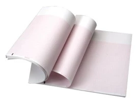 Papel para ECG Philips HP M2481, M2485A, 3707, 1707A 216mmx280mmx200 folhas
