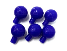 Pera de EGC Silicone Azul - Universal - Jogo com 06 Unidades