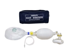 Reanimador Manual Adulto Tipo Ambu Silicone com Reservatório Adulto Farmatex