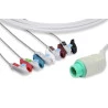 Cabo de ECG 5 Vias Mindray Beneview T5 T8, IPM 9800, IMEC 10 IMEC 12
