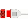 Cabo de ECG 05 vias Garra Neo Pinch - Compatível com Bionet BM5 