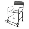 Cadeira de Banho Dobrável D40 com Suporte p/ Comadre 120kg Dellamed 