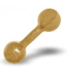 Halter emborrachado 4 kg - Dourado S4 - Acte Sports