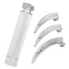 Kit Laringoscópio MD com 3 Lâminas Curva - Macintosh