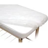 Lençol Descartável Descarpack Com Elástico 20gr - 200 X 90cm Branco Pacote com 10 Unidades  