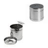 Porta algodão limpo com mola Aço Inox Fortinox